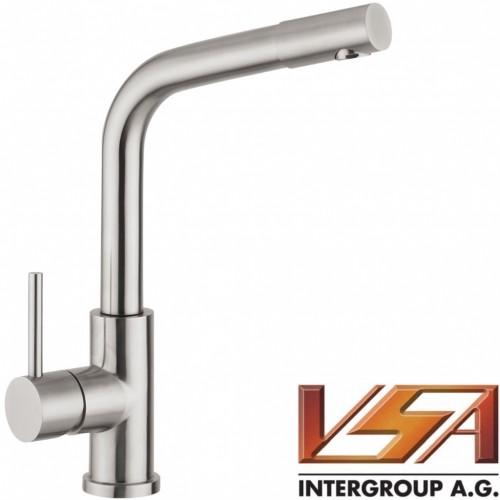 VSA Acciaio Inox MC I 0032 Küchenarmatur mit Auszugsbrause