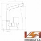 VSA Acciaio Inox MC I 0032 Küchenarmatur mit Auszugsbrause [4/4]