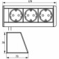 Evoline® R Dock Steckdosenelement 3-fach [2/2]