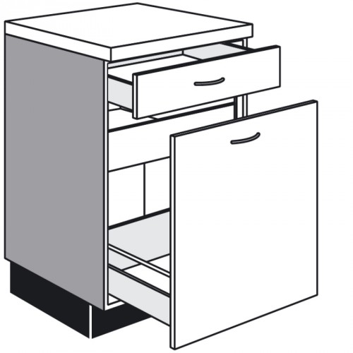 Unterschrank mit 1 Innenschubkasten