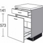 Unterschrank mit 1 Innenschubkasten [2/16]