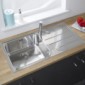 Einbau oder flächenbündige Spüle mit Abtropffläche Plateau 1.0 [1/4]