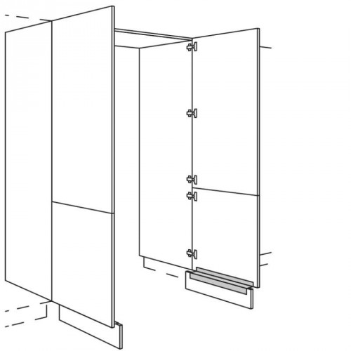 Hochschrank Durchgangstür