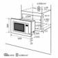 Einbau-Mikrowelle mit Timer inox design [7/7]