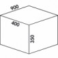 Einbau-Abfallsammler Cox(R) Box 350 S/900-3 [2/2]