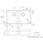 Doppelbecken für alle Einbauarten L18 35D40 KGOKG [2/4]