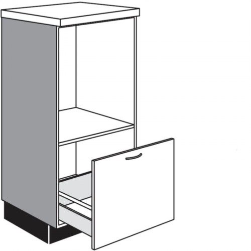 Highboard für Einbaugeräte mit 1 Auszug