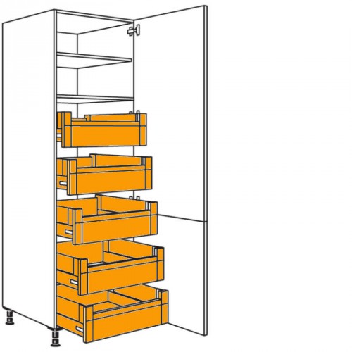 Hochschrank mit 5 Innenauszügen