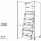 Hochschrank mit 5 Innenauszügen [2/9]