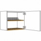 Wandschrank mit Abtropfgitter [1/13]