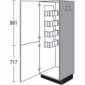 Highboard für Besen mit 1 Drehtür [2/17]