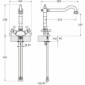 Armate Linea Passato 1 Zweigriffarmatur im Nostalgie Design [3/3]