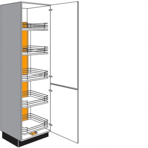Seitenschrank für Vorräte mit Tandem-Solo