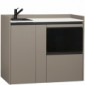 modulLINE ML 120F M Minik&uuml;che aus Holz mit Mikrowelle und Auszug [11/24]