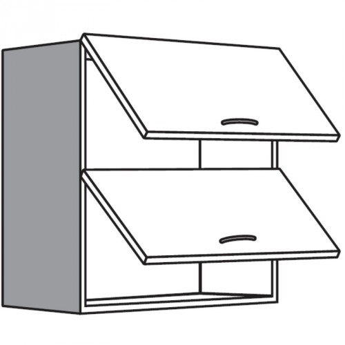 Hängeschrank mit 2 Klapptüren