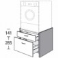 Modulschrank für hochgebaute Waschmaschine/Trockner [2/15]
