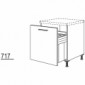 Unterschrank mit Mülltrennsystem 1 durchgehende Front [2/13]