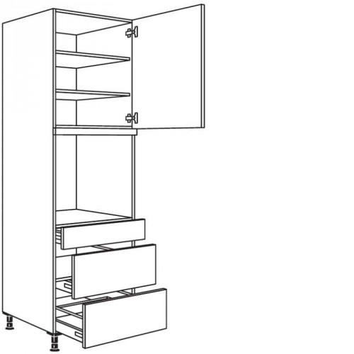 Hochschrank für Geräte-Umbauten, Backofen 590 mm Nische