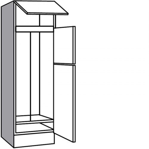 Hochschrank für Kühl- und Gefrierkombination mit Nischenhöhe 144,6 cm