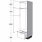 Geräteschrank mit 1 Drehtür 1-1 Geräte-Drehtüren und 1 Auszug [2/17]