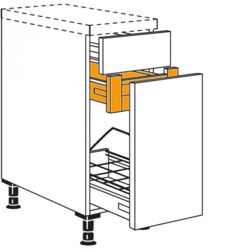 Unterschrank mit 1 Schubkasten