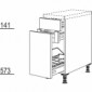 Unterschrank mit 1 Schubkasten [2/12]