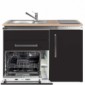 Büroküche Metall 120 cm breit Designline mit Geschirrspüler [11/24]