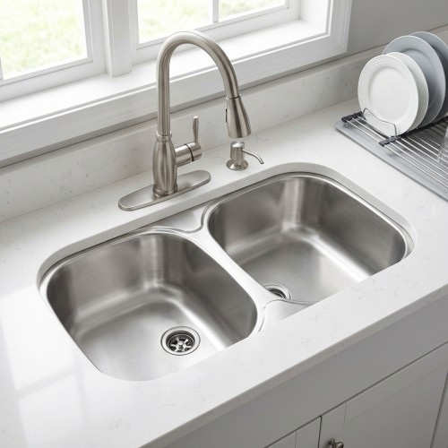 Doppel-Sp&uuml;lbecken