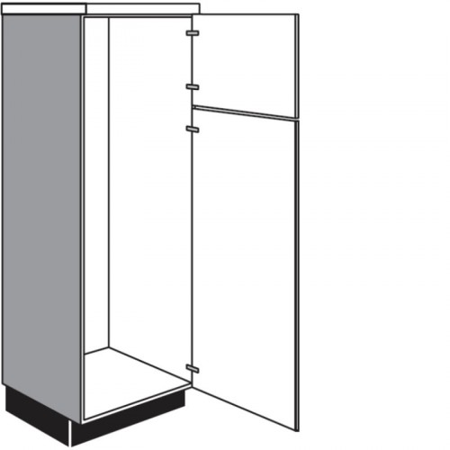 Highboardschrank für Einbaugeräte mit 2 Geräte-Drehtüren