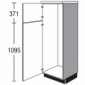 Highboardschrank für Einbaugeräte mit 2 Geräte-Drehtüren [2/21]