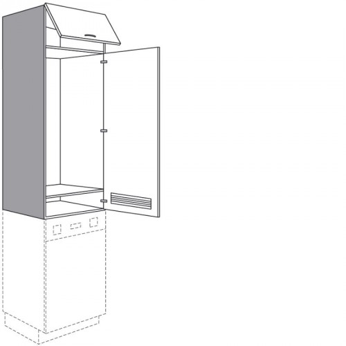 Aufsatzschrank für Einbaugerät