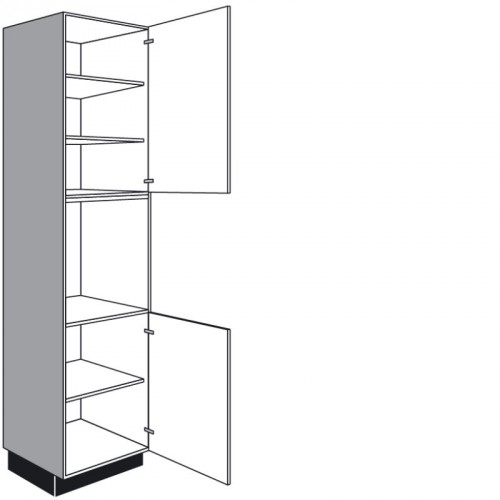 Seitenschrank für Einbaugeräte mit 2 Drehtüren