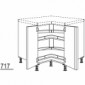 Eckschrank mit 2 durchgehende Türen [2/12]