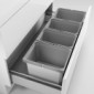 Einbau-Abfallsammler Cox(R) Box 235 K/1000-4 [1/2]
