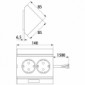 Eckbox 3 Steckdosenelement 2-fach [2/2]