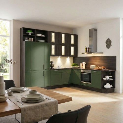 Landhausk&uuml;che Impuls Winkelk&uuml;che 305x260 cm Stellmass