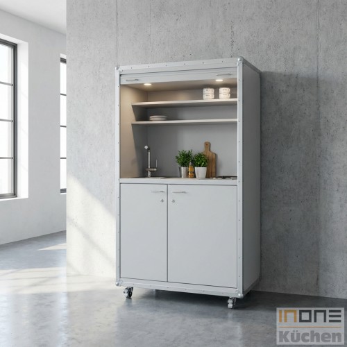 pro-art casekitchen light - Flightcase mit Rollen