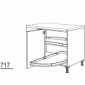 Eckschrank mit 1 durchgehende Tür [2/12]