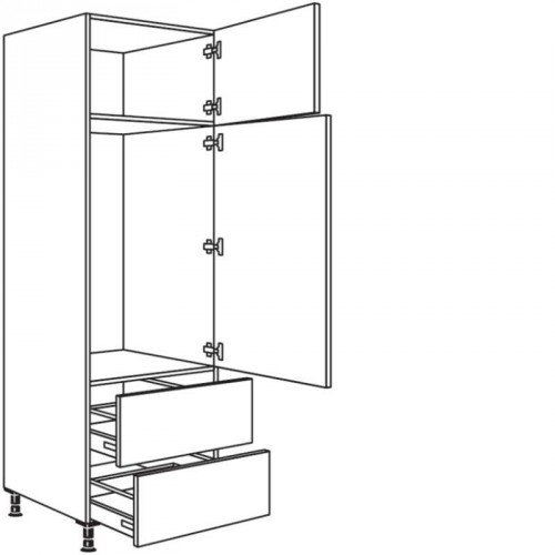 Hochschrank Geräte-Umbau für Kühlautomaten