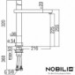 Nobili Tower Einhand-Spültischmischer mit erhötem Sockel [3/5]