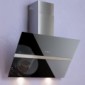 Kopffreie Design Wandhaube Glas schwarz [1/3]