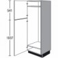 Highboard Geräteumbauschrank mit 1-2 Geräte-Drehtüren [2/17]