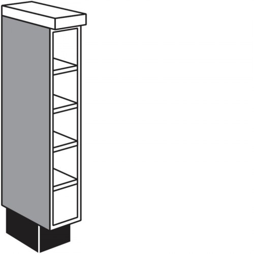 Unterschrank-Regal für Flaschen 150 mm breit