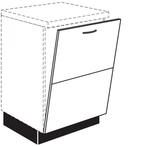 Frontplatte für vollintegrierte Unterbau Geschirrspülmaschinen