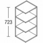 Akzent-Abschlussregal Vertikal 300 mm Breite [2/17]