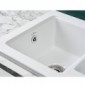 Keramik Einbauspüle weiss mit Restebecken RL 501 CW II [7/8]