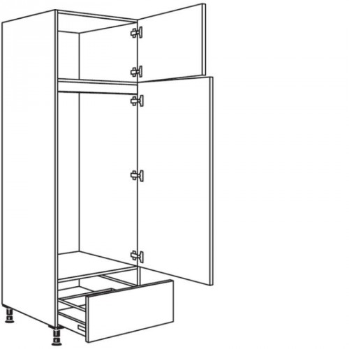 Hochschrank Geräte-Umbau für Kühlautomat