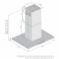 Inselhauben Design-Abzug 4 cm flach mit Power LED [4/4]