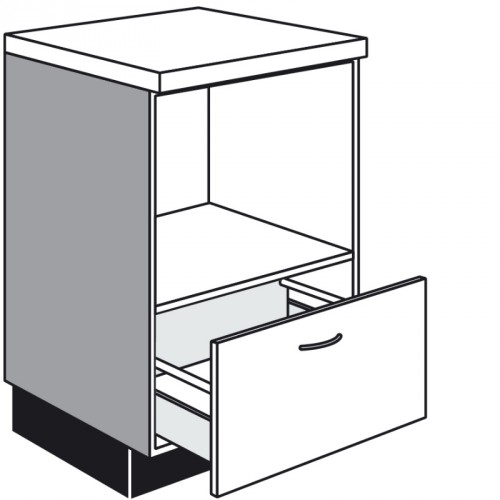 Unterschrank für Mikrowellengerät mit 1 Auszug