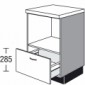 Unterschrank für Mikrowellengerät mit 1 Auszug [2/16]